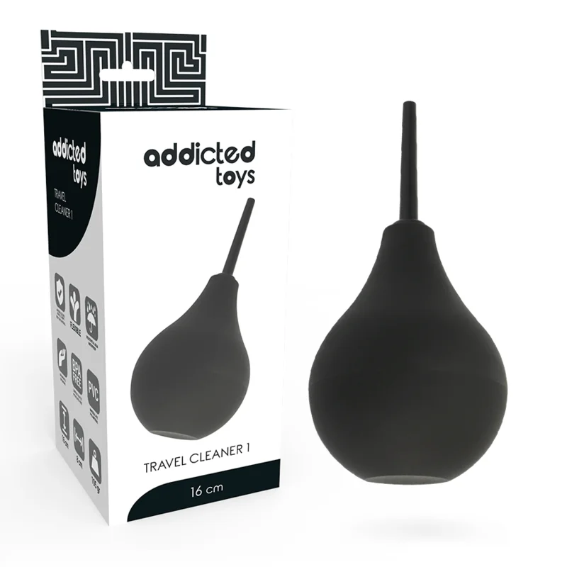 ADICCTED TOYS - ZWARTE ANALE DOUCHE