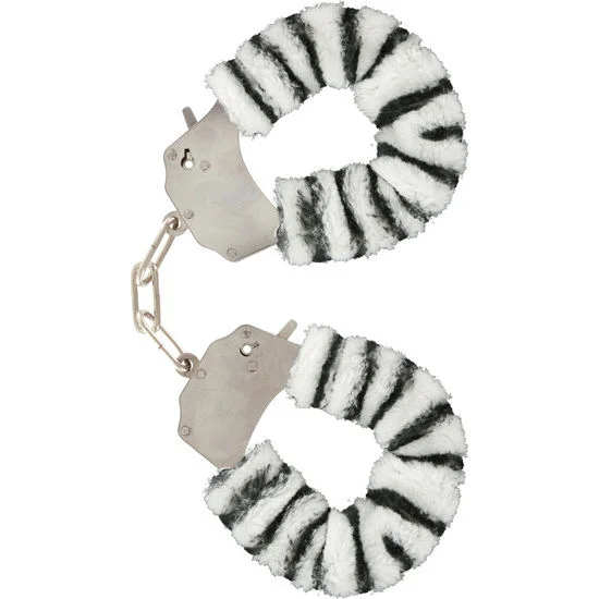 Toyjoy - Manchettes Furry Fun Bondage Zèbre