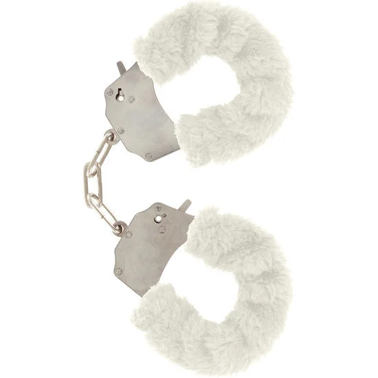 Toyjoy - Manchettes Furry Fun Bondage Blanc