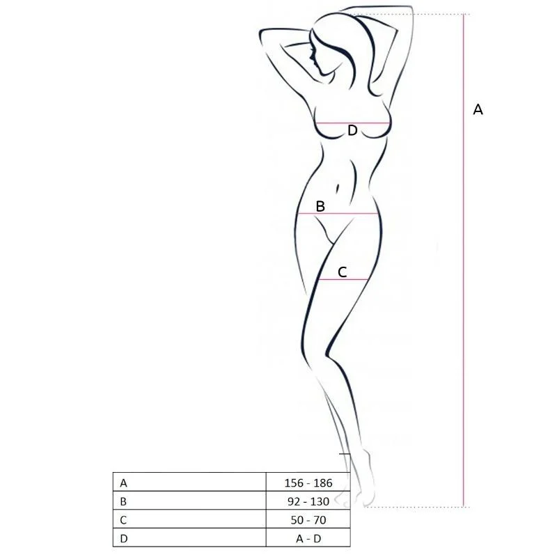 Passion - Femme Bs056 Bodystocking Rouge Taille Unique - Image 3