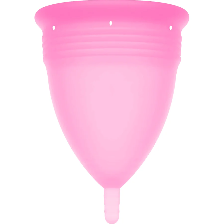 STERCUP - COUPE MENSTRUELLE EN SILICONE FDA ROSE - TAILLE L