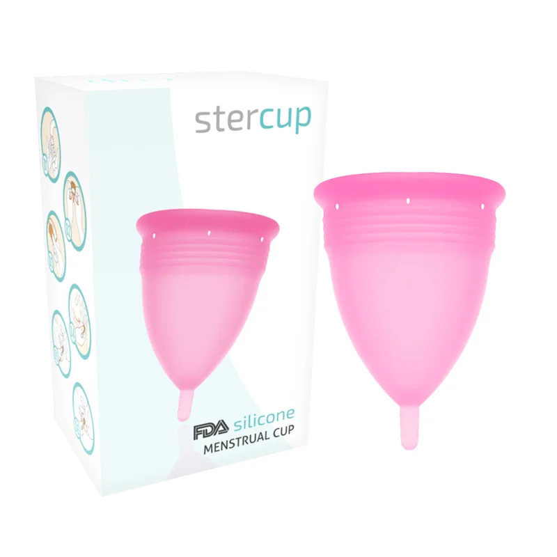 STERCUP - FDA SILICONE MENSTRUAL CUP PINK - Image 3