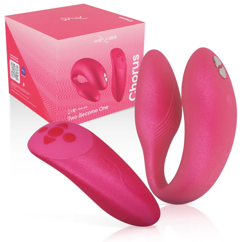 WE-VIBE - CHORUS VIBRATOR FOR COUPLES WITH SQUEEZE CONTROL PINK - Image 3