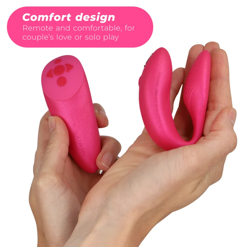 WE-VIBE - CHORUS VIBRATOR FOR COUPLES WITH SQUEEZE CONTROL PINK - Image 4
