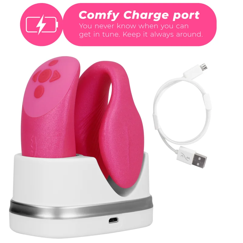 WE-VIBE - CHORUS VIBRATOR FOR COUPLES WITH SQUEEZE CONTROL PINK - Image 6