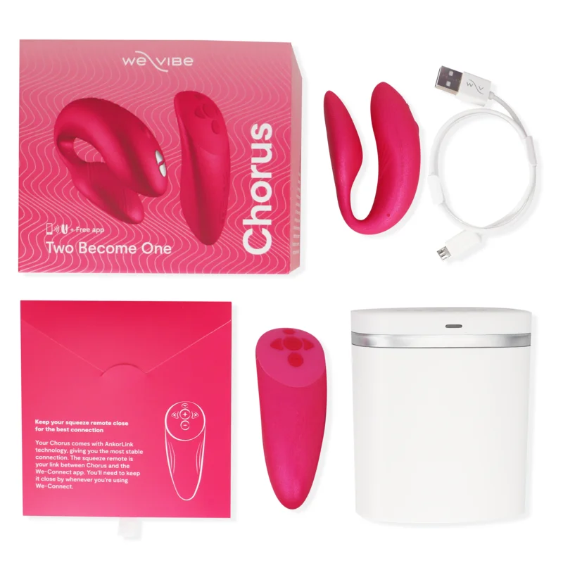 WE-VIBE - CHORUS VIBRATOR FOR COUPLES WITH SQUEEZE CONTROL PINK - Image 7