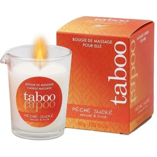 Ruf - Bougie De Massage Taboo Pour Son Arôme Peche Sucre Nectarine