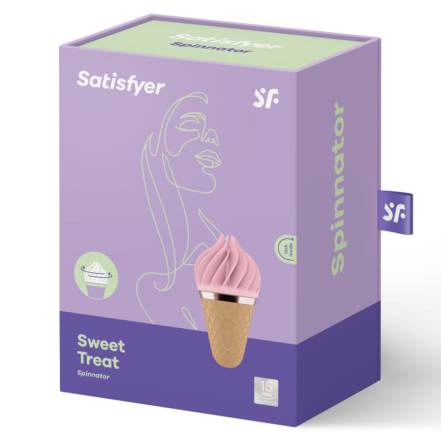 SATISFYER - SWEET TREAT SPINNATOR BROWN & PINK - Image 4