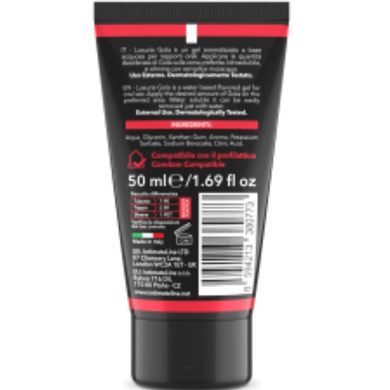 INTIMATELINE LUXURIA - ORAL SEX GEL STRAWBERRY FLAVOR 50 ML - Image 3
