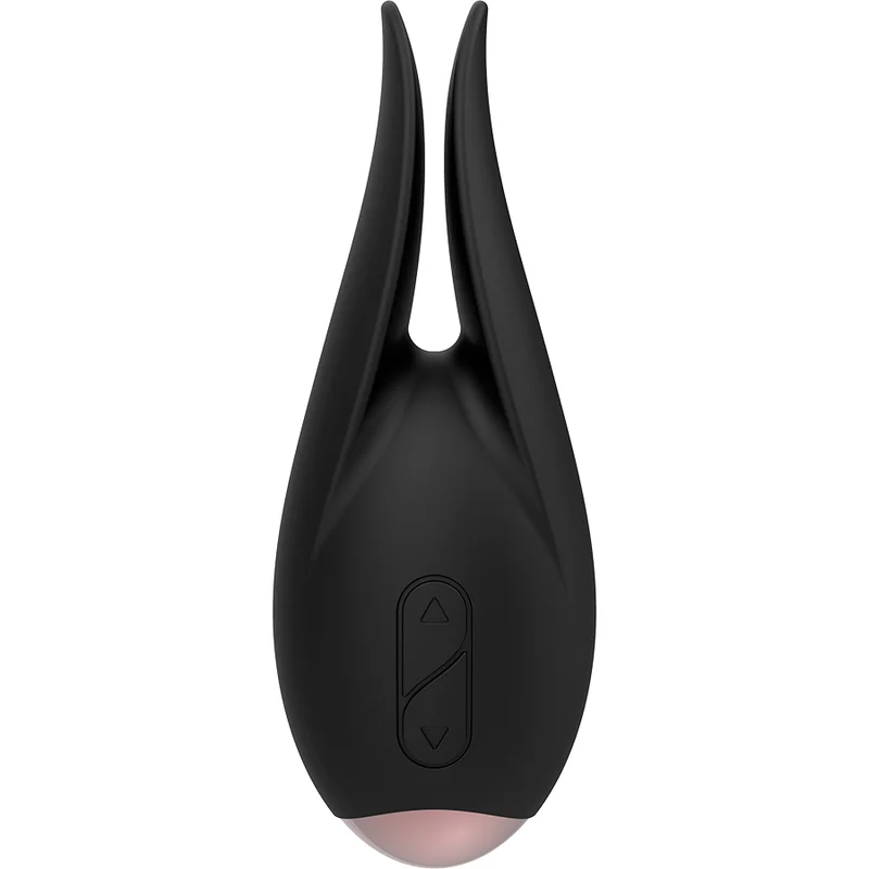 Coquette Chic Desire - Clitorial Stimulator Black / Gold Flower - Image 9