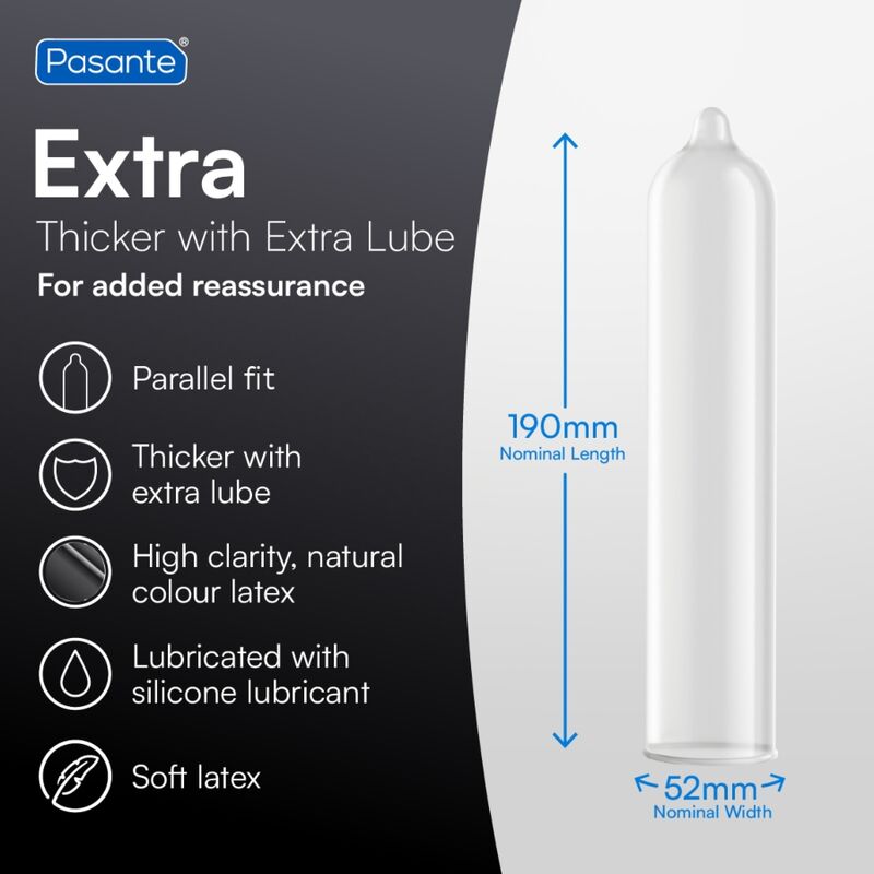 Pasante - Extra Extra Thick Condoms 144 Units (Bag) - Image 4