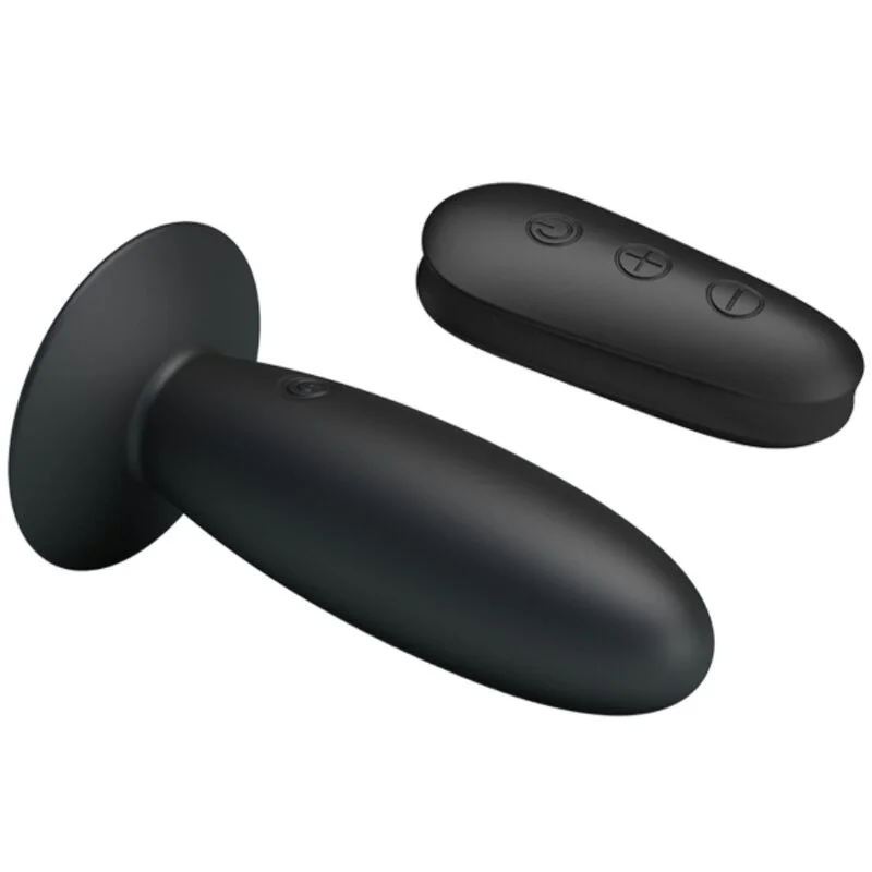 Mr Play - Plug Anal Avec Télécommande Vibration Noire - Image 4
