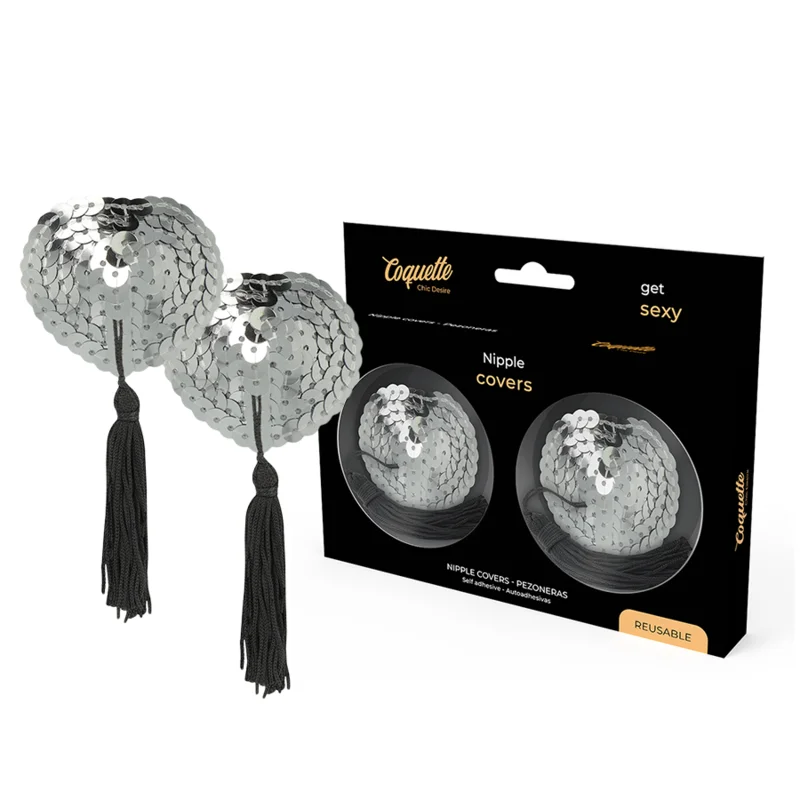 Coquette Chic Desire - Nipple Covers Silver
