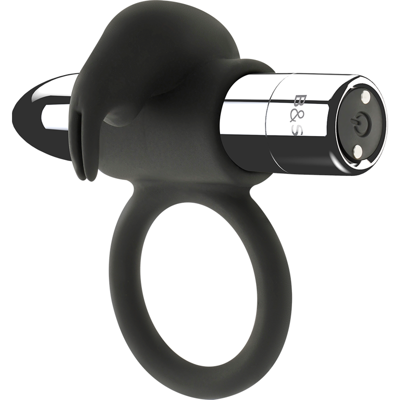 BLACK&SILVER - BAGUE RECHARGEABLE BURTON 10 MODES DE VIBRATION - Image 3