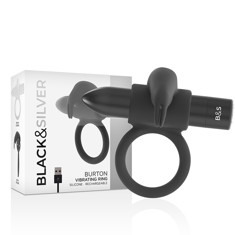 Black&Silver - Burton Ring 10 Modes De Vibration Noir - Image 3