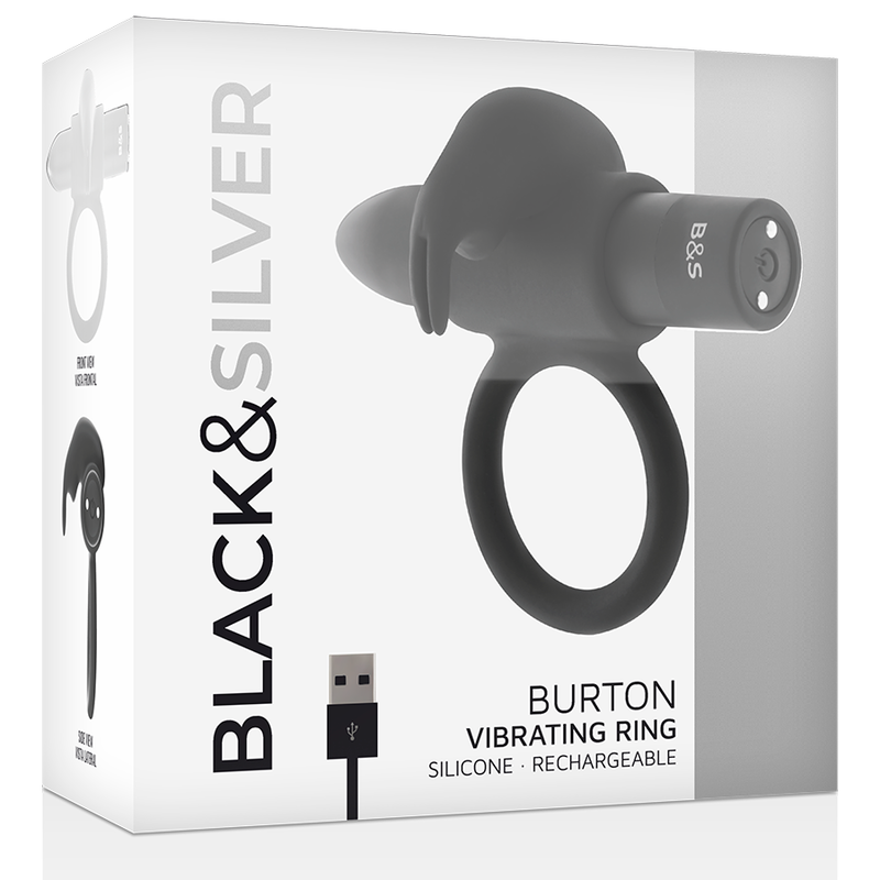 Black&Silver - Burton Ring 10 Modes De Vibration Noir - Image 4