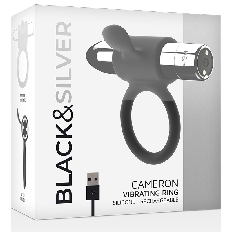 BLACK&SILVER - BAGUE RECHARGEABLE CAMERON ARGENT - Image 6