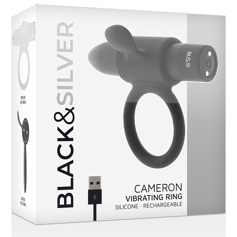Black&Silver - Bague Rechargeable Cameron Noir - Image 6