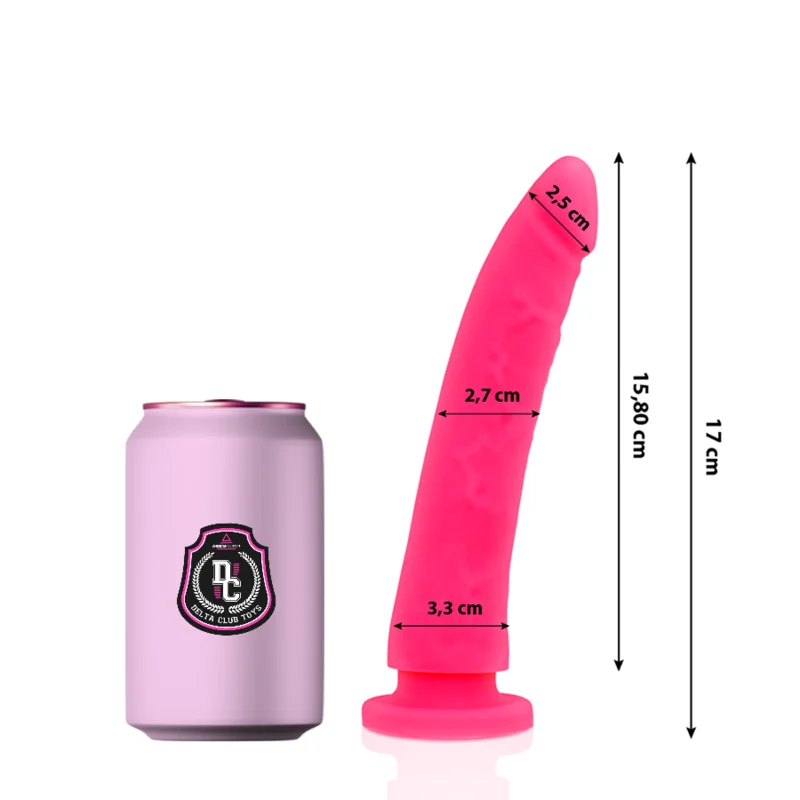 Delta Club - Toys Gode Médical Silicone Rose 17 Cm -O- 3 Cm