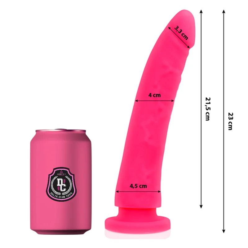 Delta Club - Toys Gode Médical Rose En Silicone 23 Cm -O- 4.5 Cm