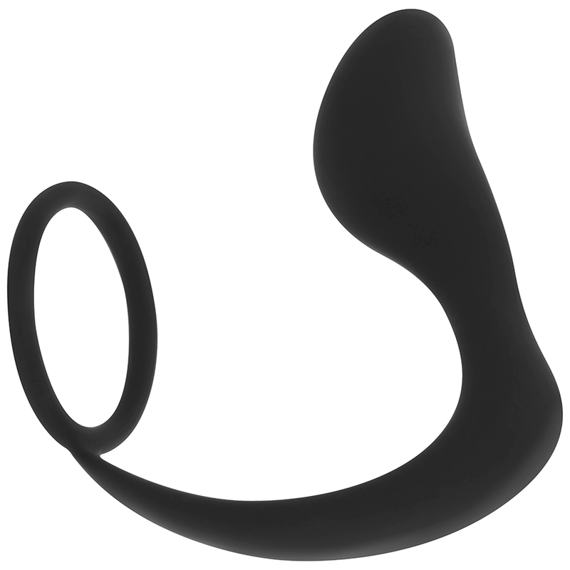 OHMAMA - PLUG ANAL EN SILICONE AVEC ANNEAU 10,5 CM - Image 4
