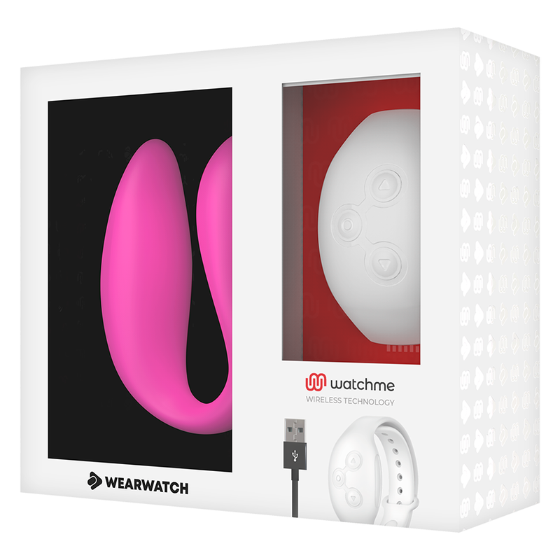 WEARWATCH - WATCHME VIBRATEUR DOUBLE TECHNOLOGIE FUCHSIA / NEIGE - Image 7