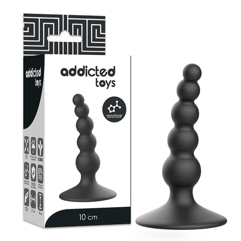 ADDICTED TOYS - PLUG SEXUEL ANAL 10 CM NOIR - Image 3