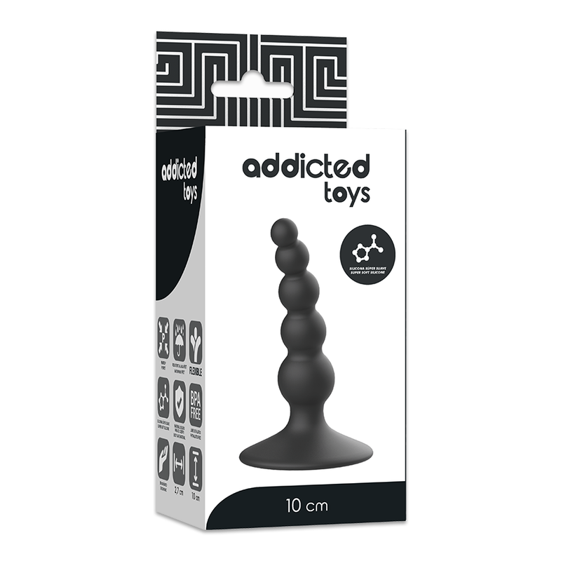 ADDICTED TOYS - PLUG SEXUEL ANAL 10 CM NOIR - Image 6