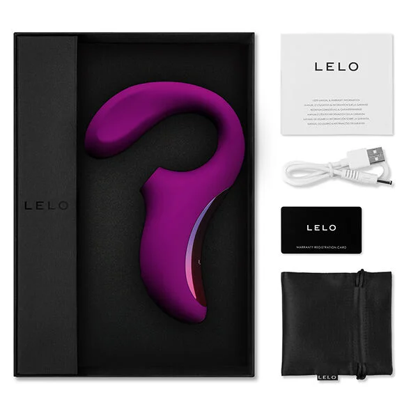 LELO - ENIGMA DOUBLE ASPIRATION STIMULATION MASSEUR  ROSE PROFONDE - Image 4