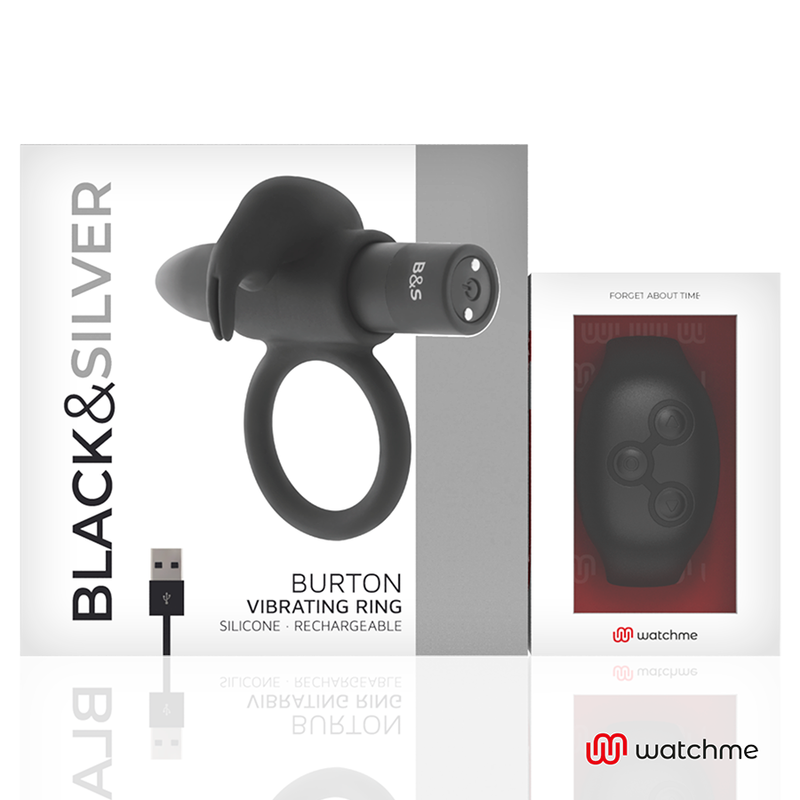 Black&Silver - Burton Télécommande Cockring Watchme - Image 6