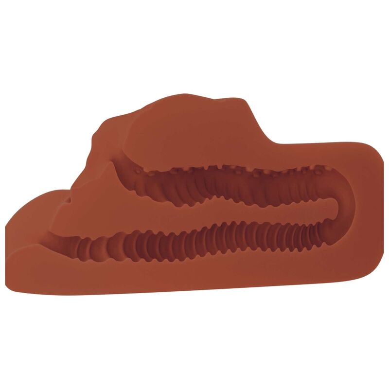 PDX PLUS - MASTURBATEUR VAGIN ET ANUS DOUBLE STROKER PERFECT PUSSY BRUN - Image 4