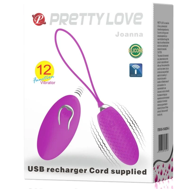 PRETTY LOVE - JOANNA VIBRATING EGG REMOTE CONTROL 12 MODES - Image 9