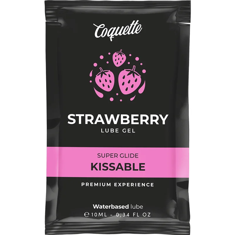 Coquette Chic Desire - Strawberry Water Based Kissable Lubricant Pocket 10 Ml