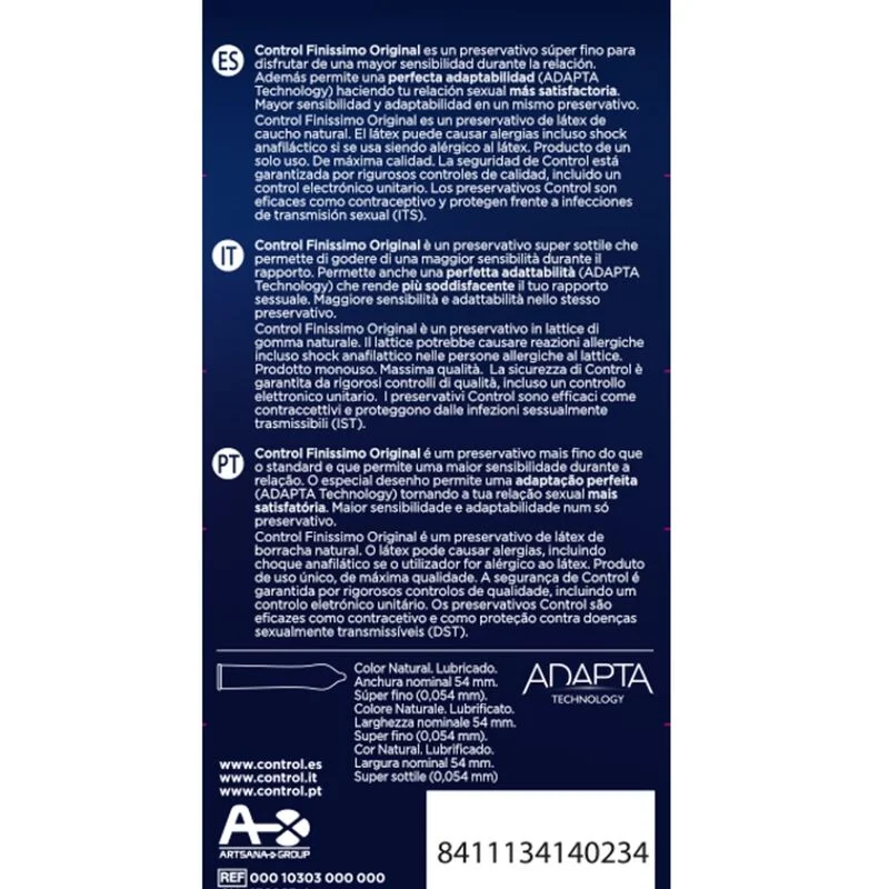 CONTROL - FINISSIMO ORIGINAL 6 UNITS - Image 3