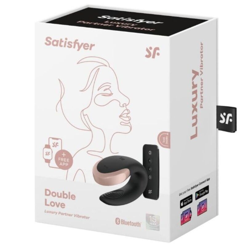 SATISFYER - VIBRATEUR DOUBLE LOVE LUXURY PARTNER NOIR - Image 6
