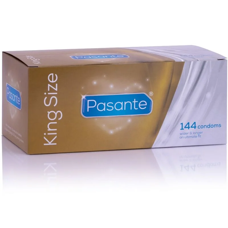 PASANTE - CONDOMS KING SIZE DOOS 144 STUKS