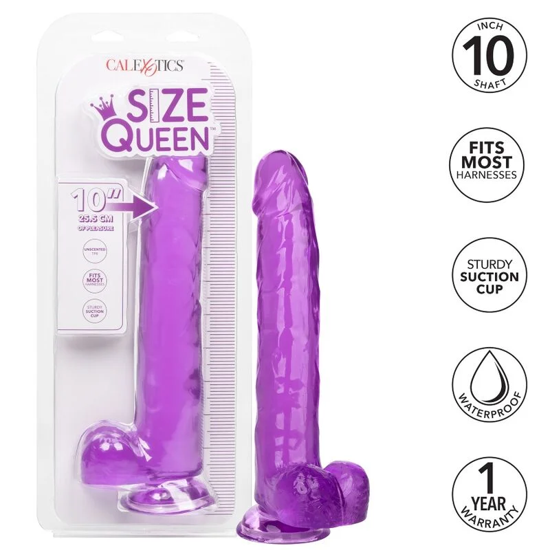 Calexotics - Size Queen Dildo Purple 25.5 Cm - Image 3