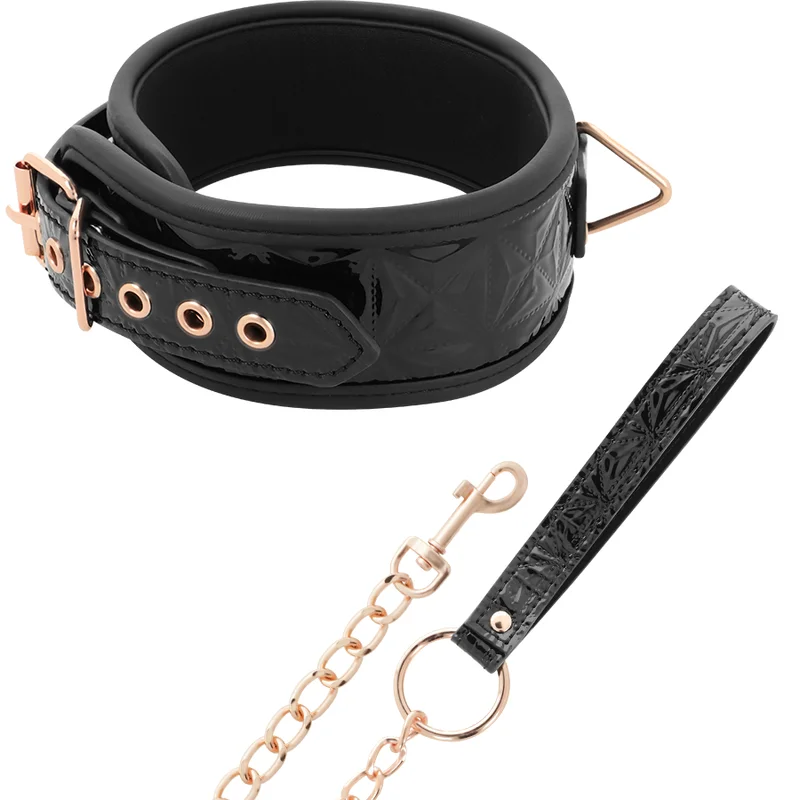 Begme - Black Edition Premium Collier En Cuir Vegan