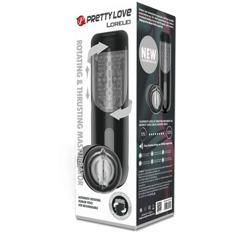 Pretty Love - Oplaadbare Multifunctie Masturbeer Lorelei - Image 7