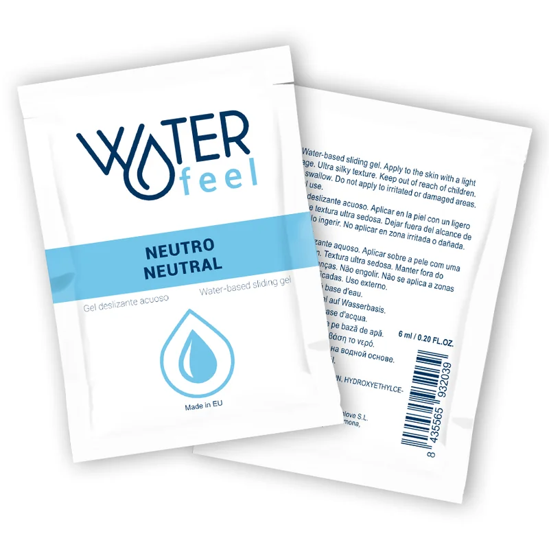 WATERFEEL - NEUTRAAL GLIJGEL OP WATERBASIS 6 ML