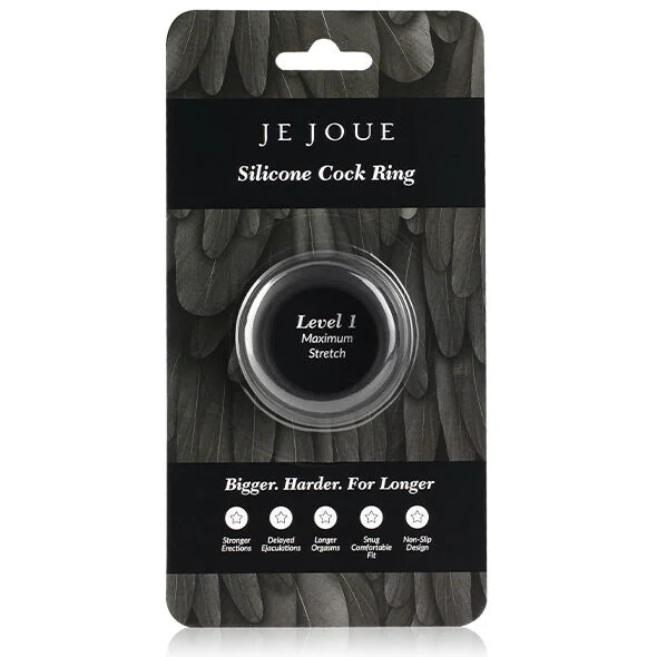 Je Joue - Anneau Pénial En Silicone  Extension Maximale - Noir - Image 7