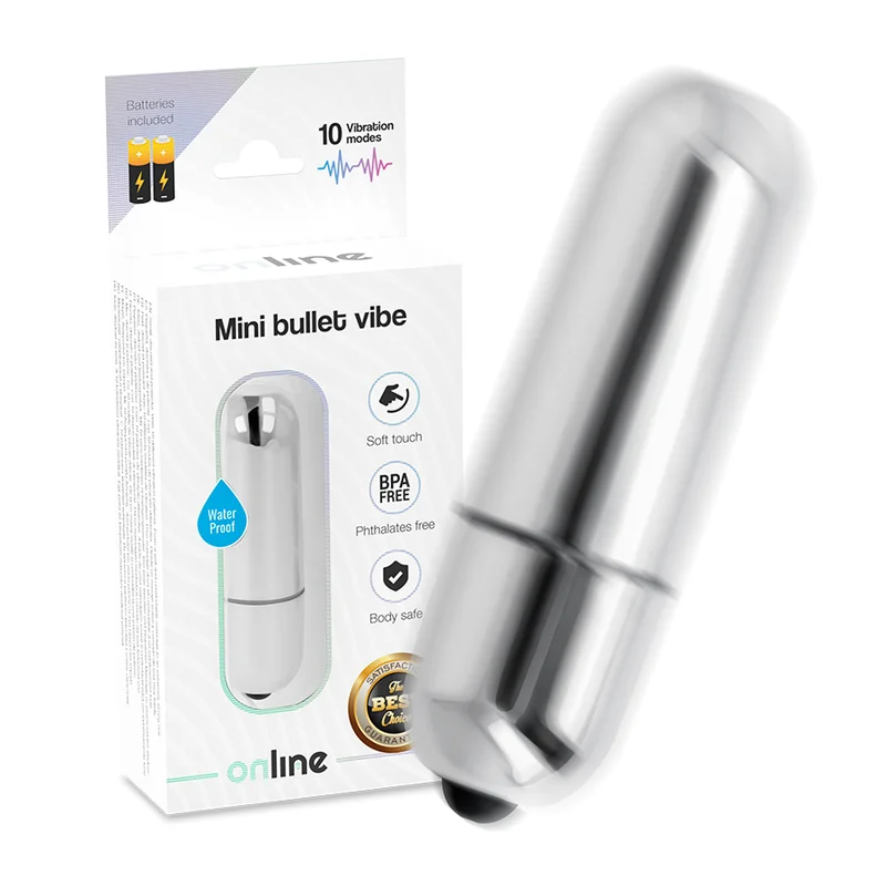 Online - Mini Balle Vibrante Argent