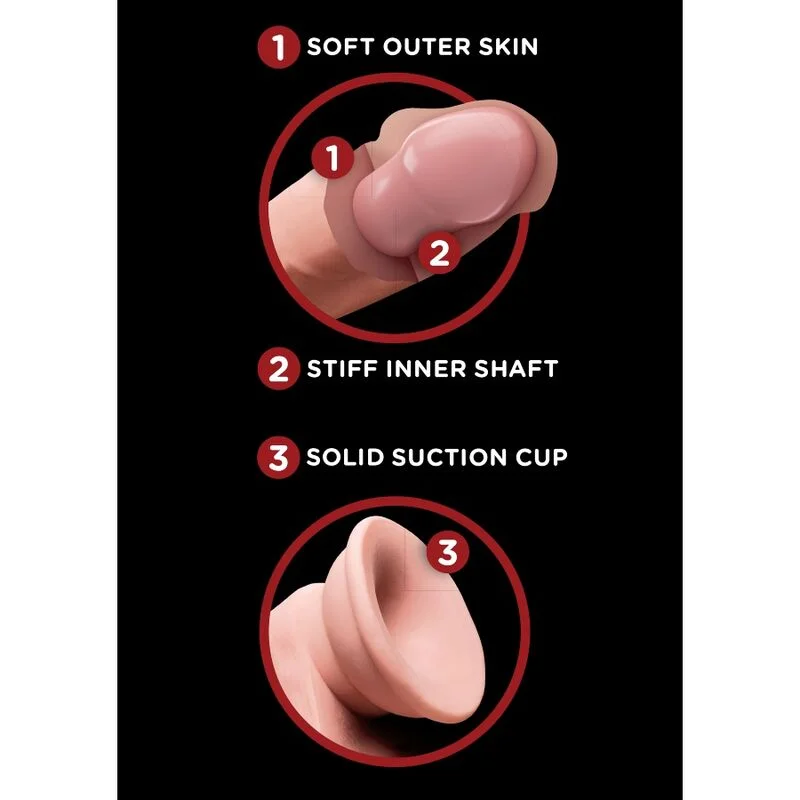KING COCK - PLUS BALLEN DILDO 3D 12.7 CM - Image 6