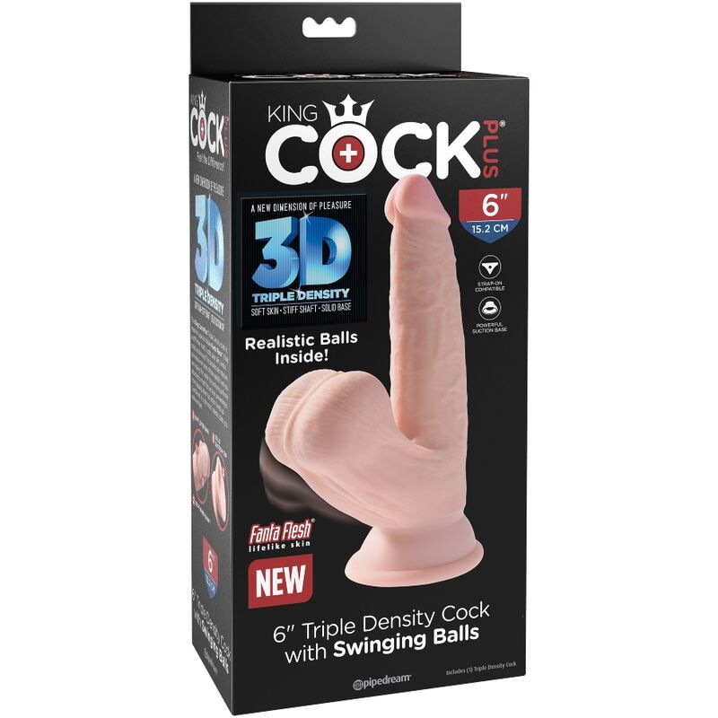 King Cock - Plus Balles Gode 3D 12.7 Cm - Image 8