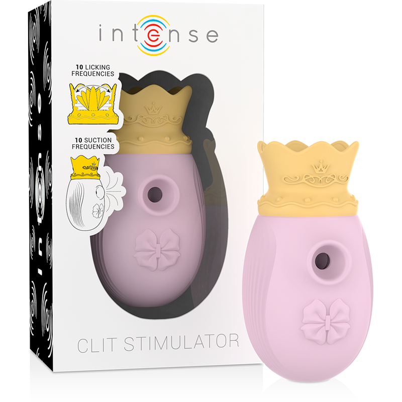 INTENSE - STIMULATEUR DE CLITORIS 10 MODES D'ASPIRATION ET DE LÉCHAGE - ROSE - Image 3