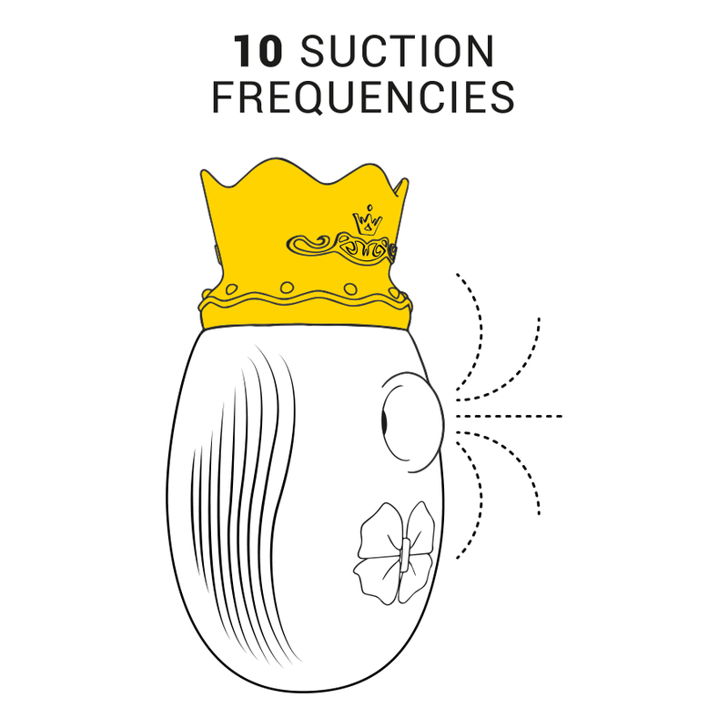 INTENSE - STIMULATEUR DE CLITORIS 10 MODES D'ASPIRATION ET DE LÉCHAGE - ROSE - Image 6