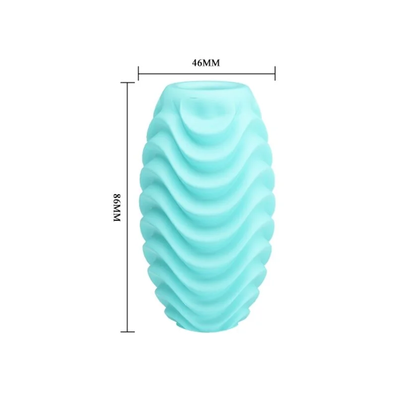 Pretty Love - Dubbele Masturbatie Ei Turquoise - Image 5