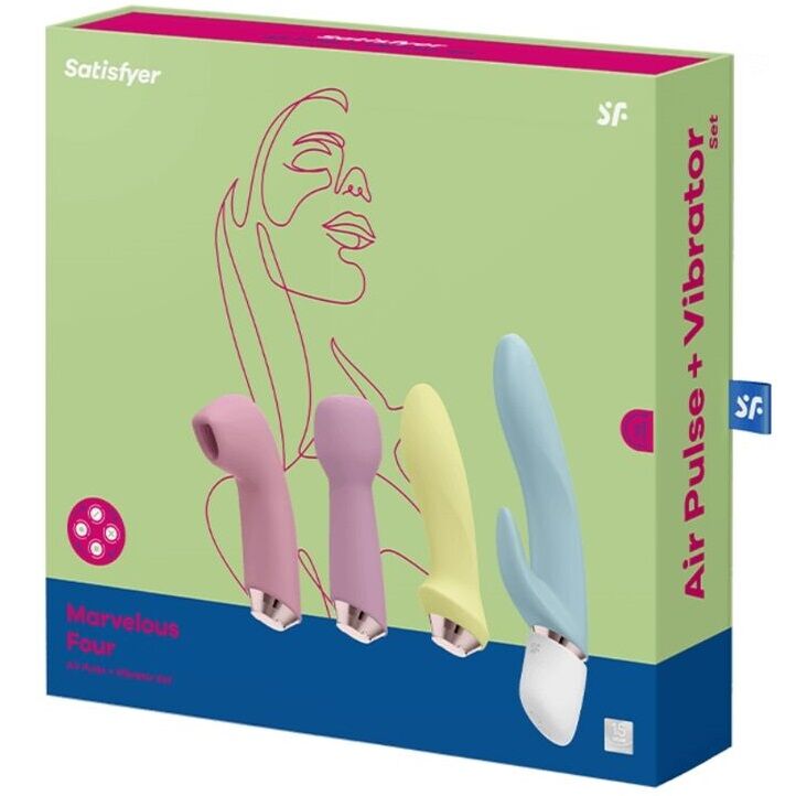 SATISFYER - MARVELOUS FOUR ENSEMBLE VIBRATEUR ET AIR PULSE - Image 3