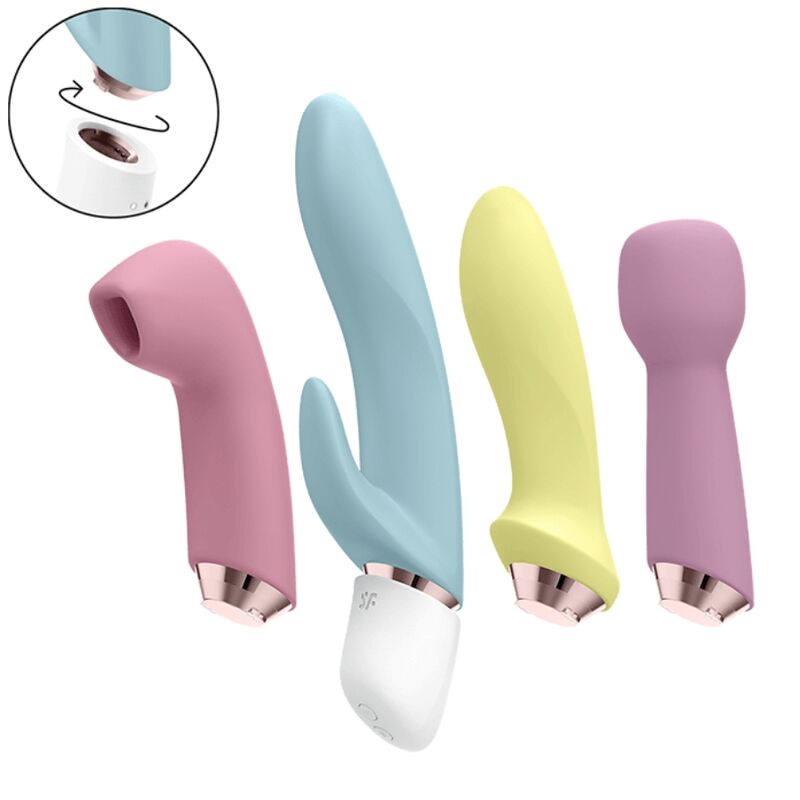 SATISFYER - MARVELOUS FOUR ENSEMBLE VIBRATEUR ET AIR PULSE - Image 4