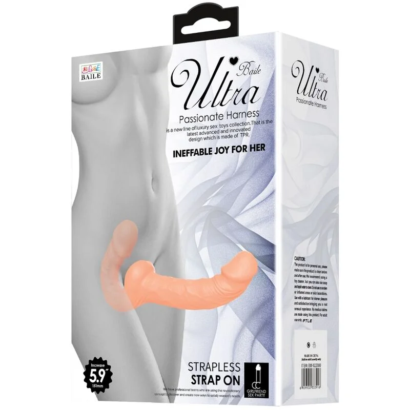 BAILE - ULTRA PASSIONNEERDE DILDO MET ZONDER STEUN HARNAS - Image 4